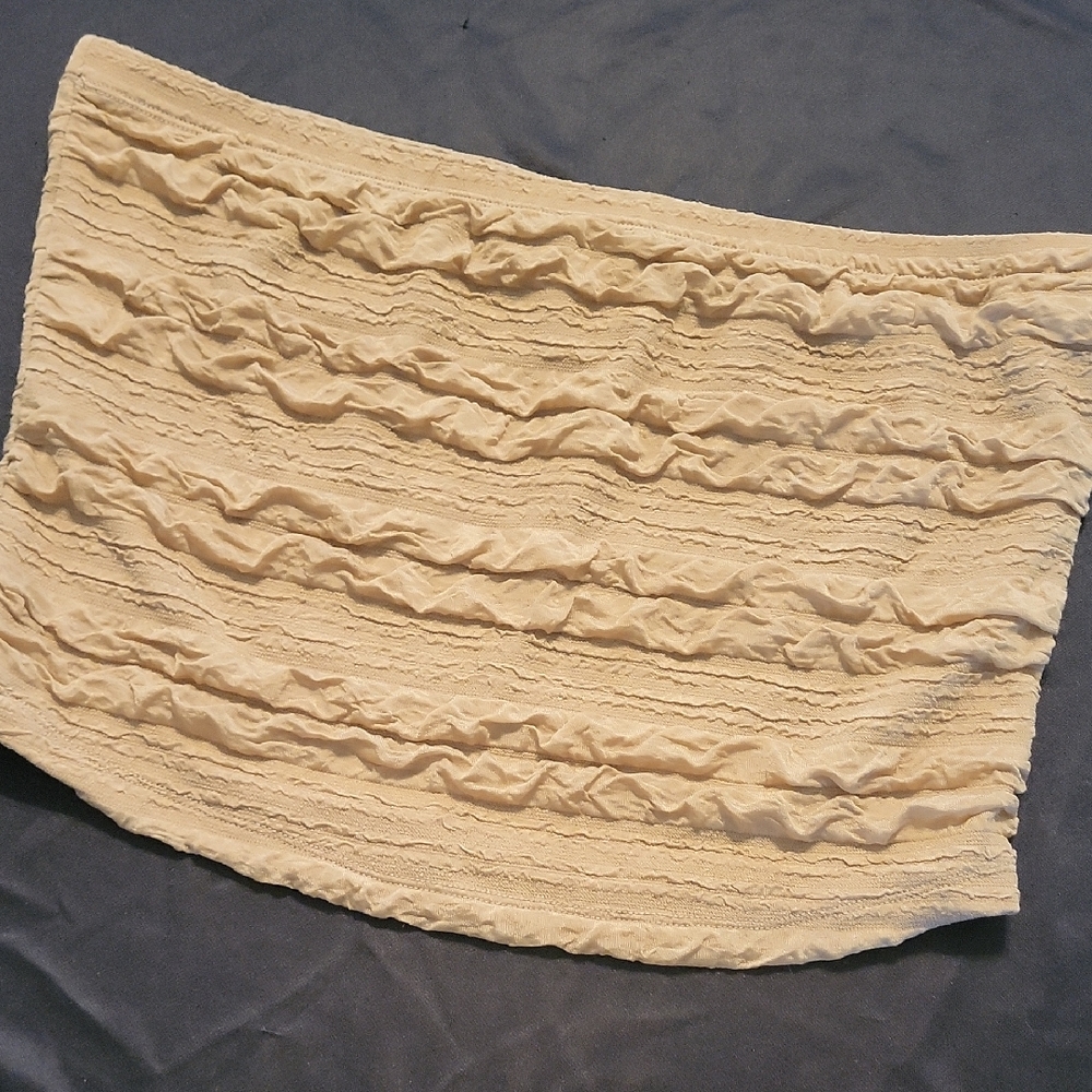 DJT Tan Textured Top